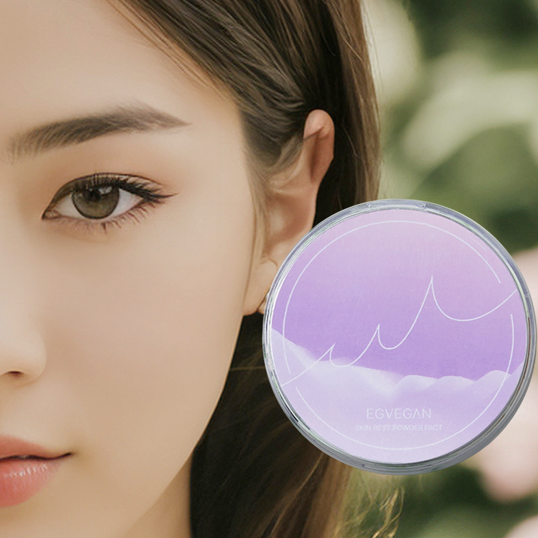 EGVEGAN <br> POLVOS COMPACTOS <br> SKIN REST POWDER <br> PACT BLUR EFFECT 01 - Imagen 9