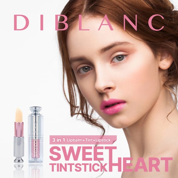 DIBLANC <br> SWEETHEART <br> TINT STICK 3 EN 1 <br> BÁLSAMO LABIAL - Imagen 8