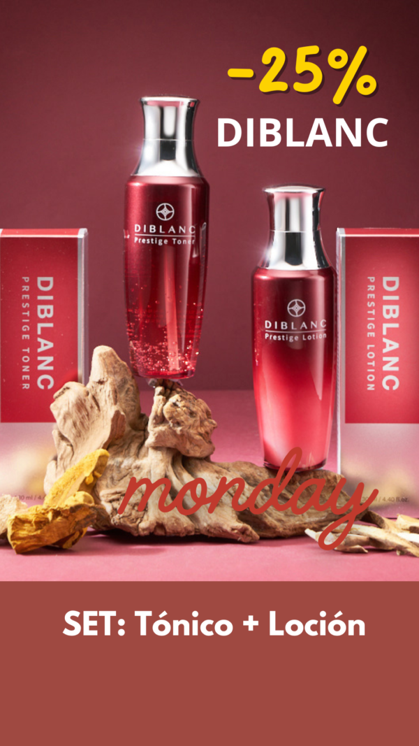 DIBLANC <br> RUTINA BÁSICA <br> TÓNICO + LOCIÓN