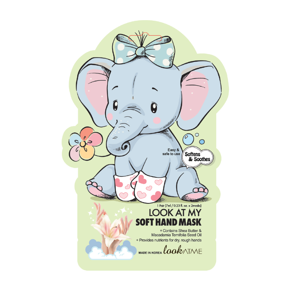 LOOK AT ME <br> MASCARILLA MANOS <br> SOFT HAND MASK