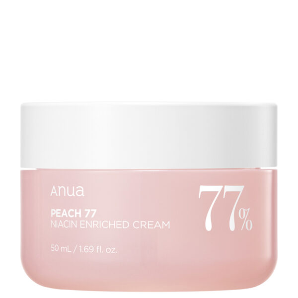 ANUA <br> CREMA HIDRATANTE <br> PEACH 77% NIACIN <br> ENRICHED CREAM