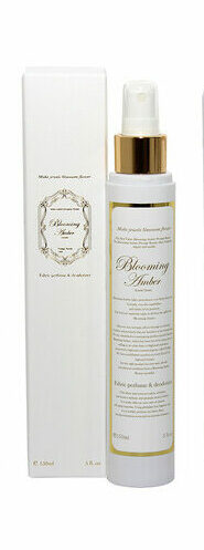 BLOOMING AMBER <br> AMBIENTADOR <br> PERFUME TEXTIL <br> BLUE AQUA
