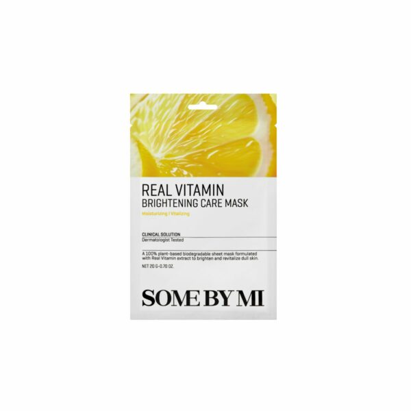 MISSHA <br> MASCARILLA <br> REAL VITAMIN <br> BRIGHTENING CARE MASK