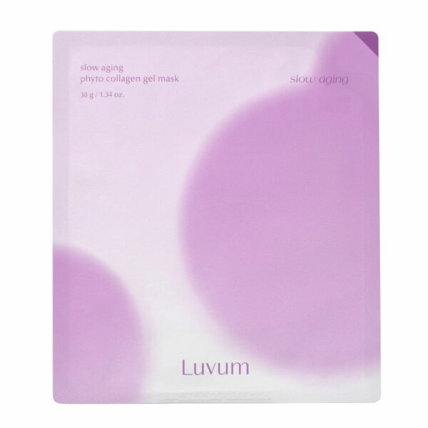 LUVUM <br> MASCARILLA <br> SLOW AGING <br> PHYTOCOLLAGEN <br> GEL MASK