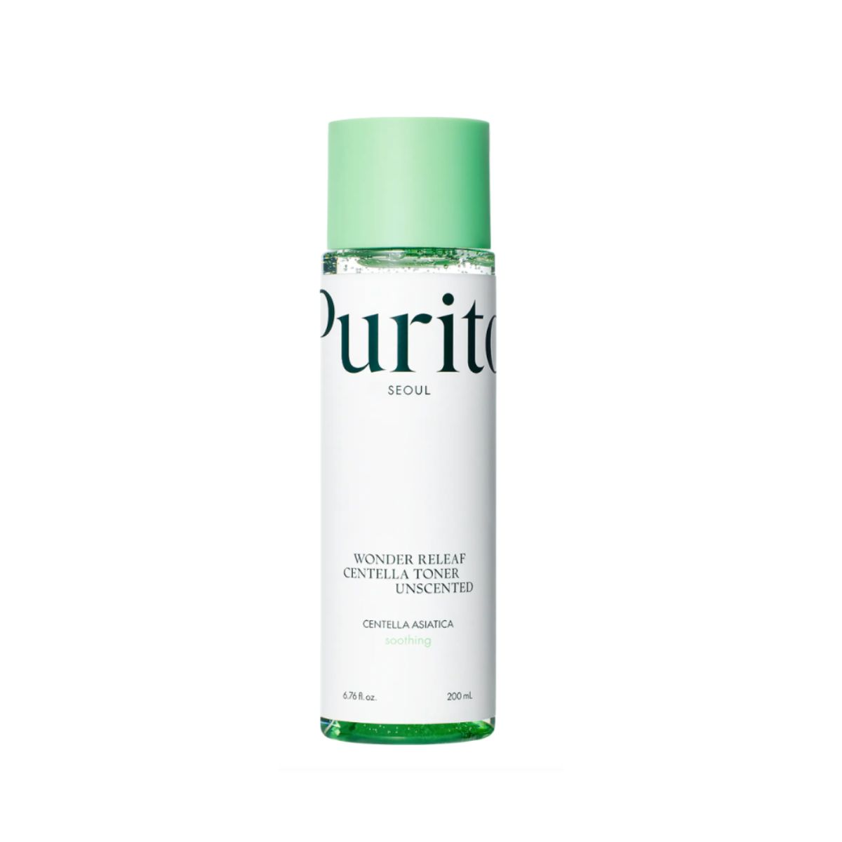 PURITO SEOUL <br> TÓNICO <br> WONDER RELEAF CENTELLA <br> TONER UNSCENTED