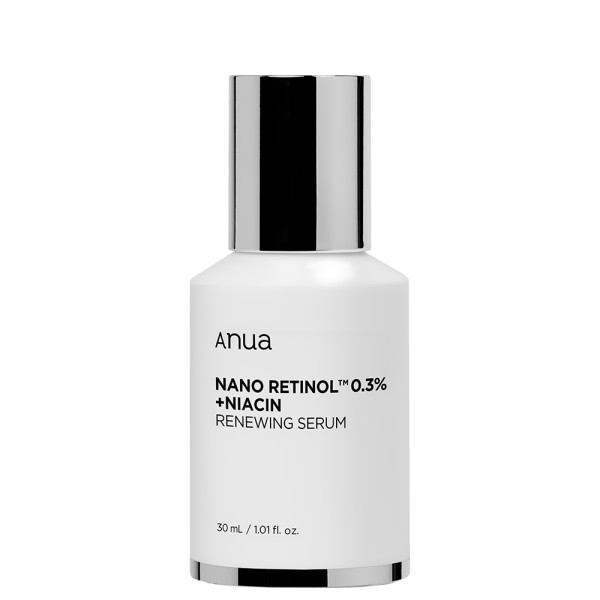 ANUA <br> SÉRUM <br> RETINOL 3%+NIACIN <br> RENEWING SERUM