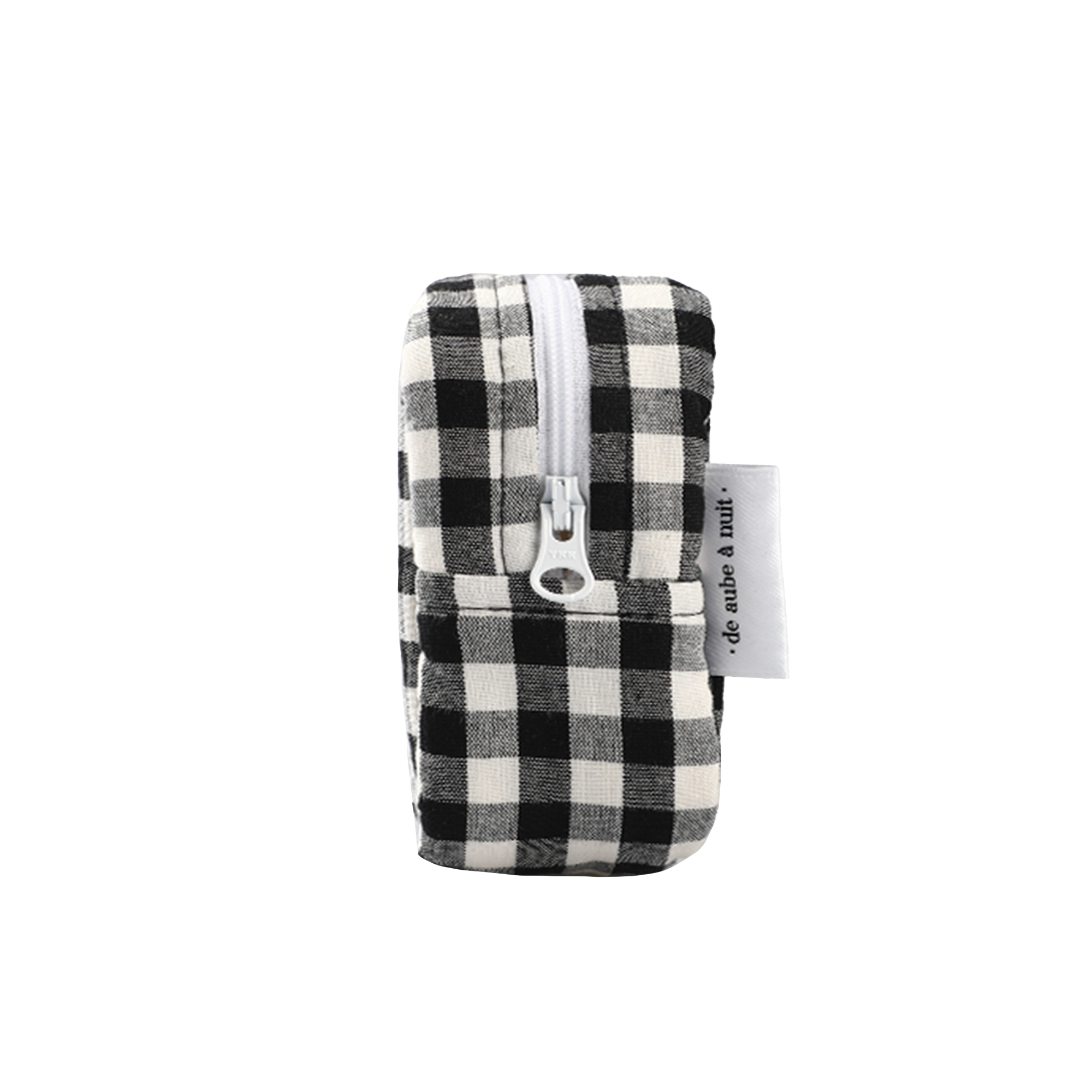 AUBENUIT <br> MINI NECESER <br> SQUARE ZIP POUCH <br> MOD: BLACK - Imagen 3