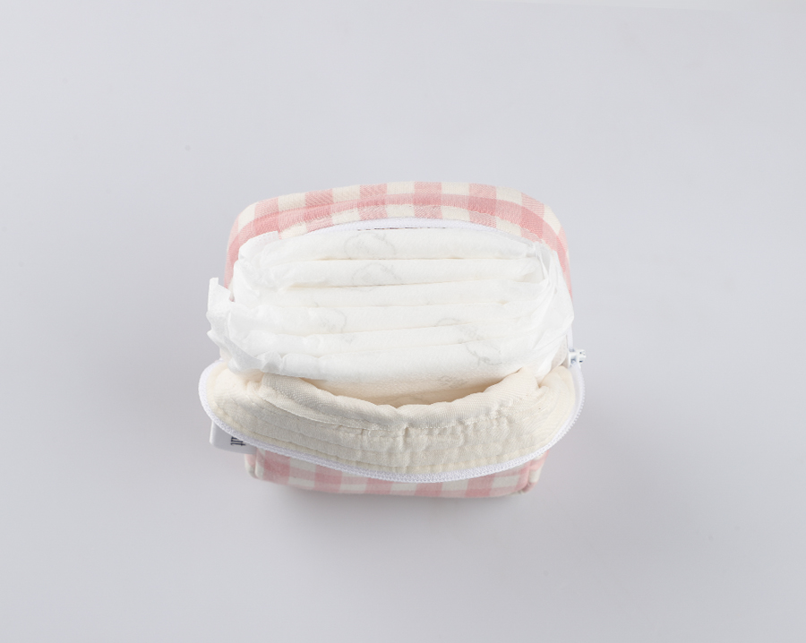 AUBENUIT <br> MINI NECESER <br> SQUARE ZIP POUCH <br> MOD: PINK - Imagen 7