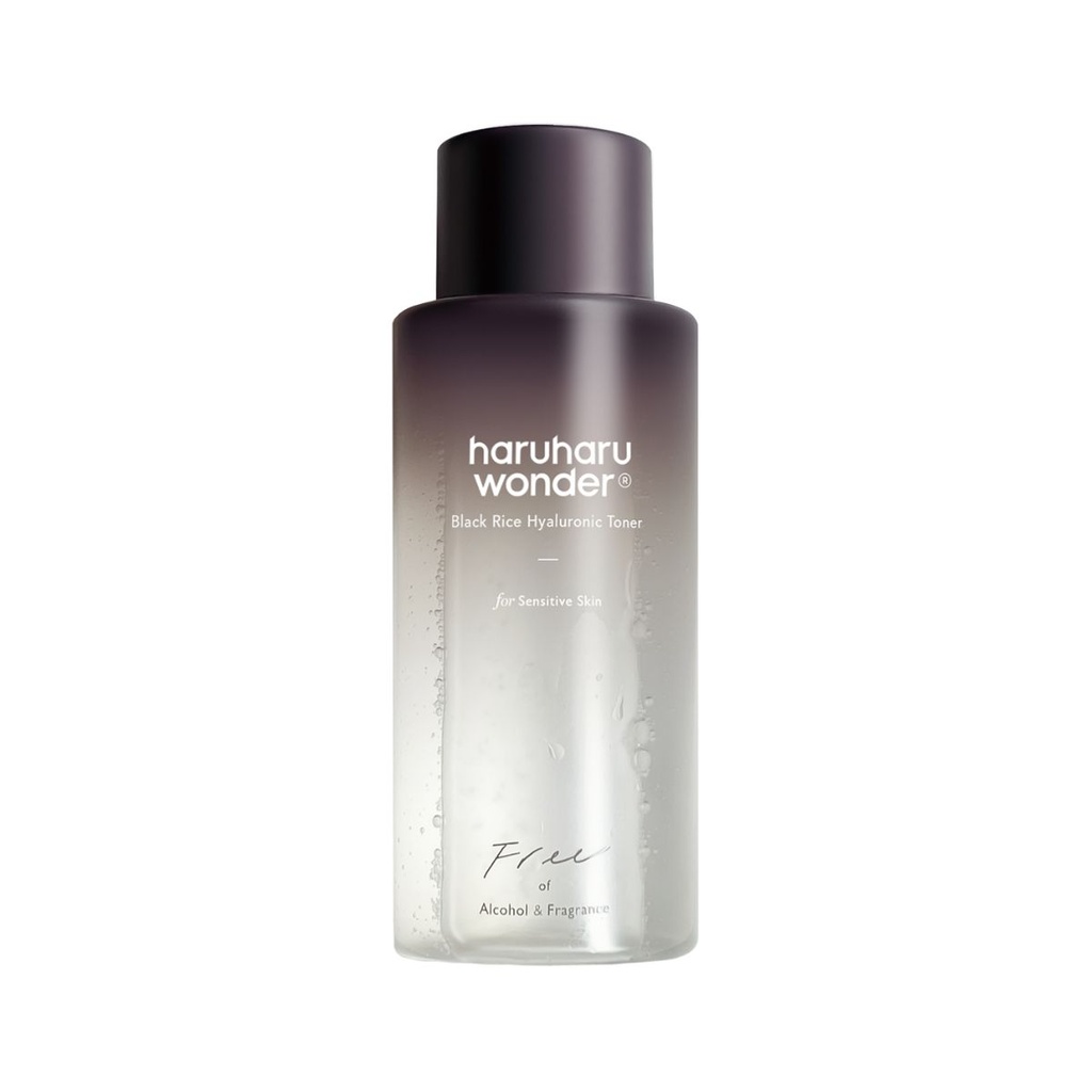 HARUHARU <br> TÓNICO <br> WONDER BLACK RICE <br> HYALURONIC TONER SENSITIVE