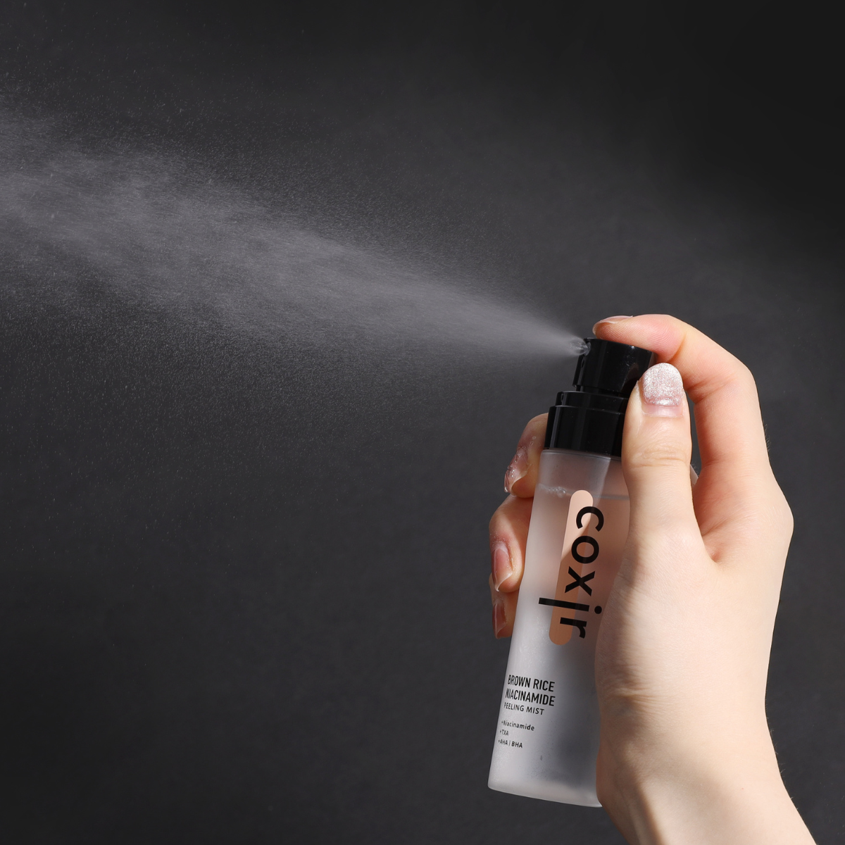 COXIR <br> EXFOLIANTE <br> BROWN RICE NIACINAMIDE PEELING MIST - Imagen 2